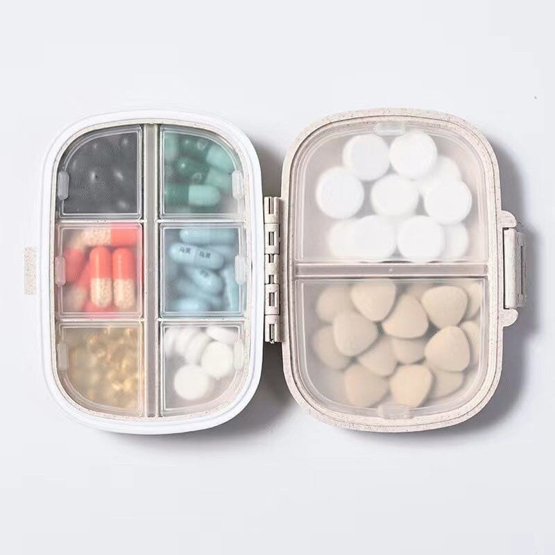 Compartments Pill Box【Free Stickers Included】