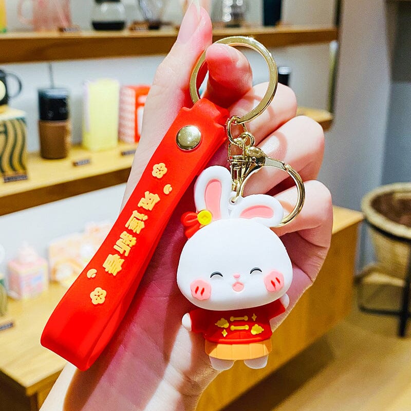 Cute Rabbit Keychain