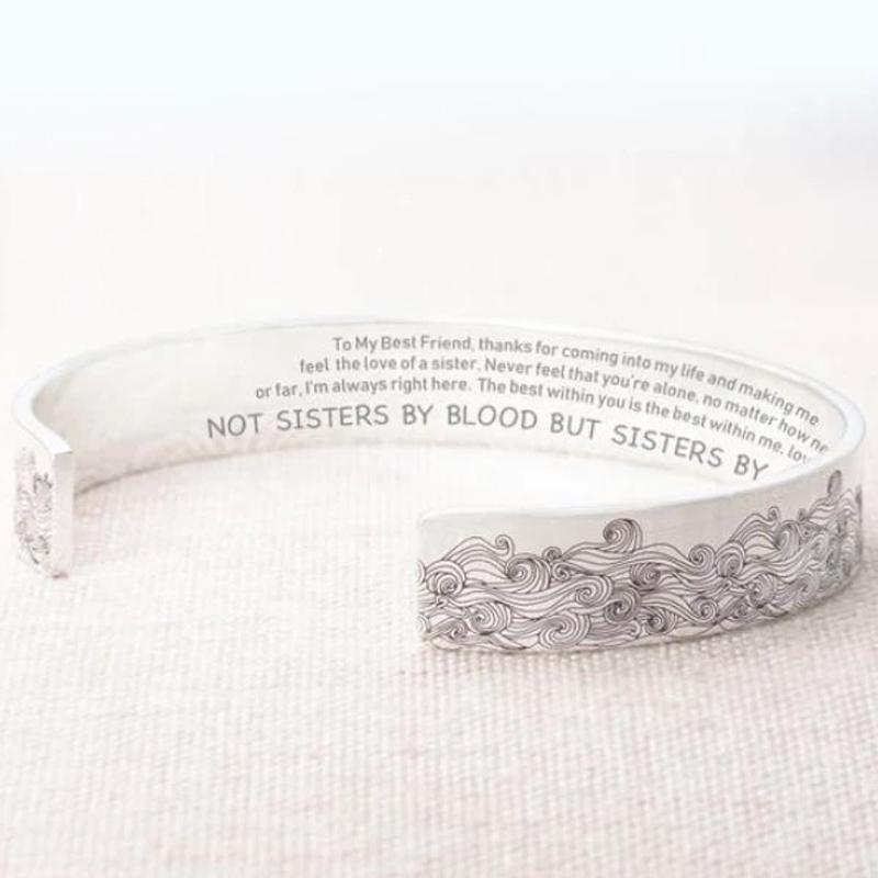 Comfybear™Stainless Steel Open Sea Wave Bracelet