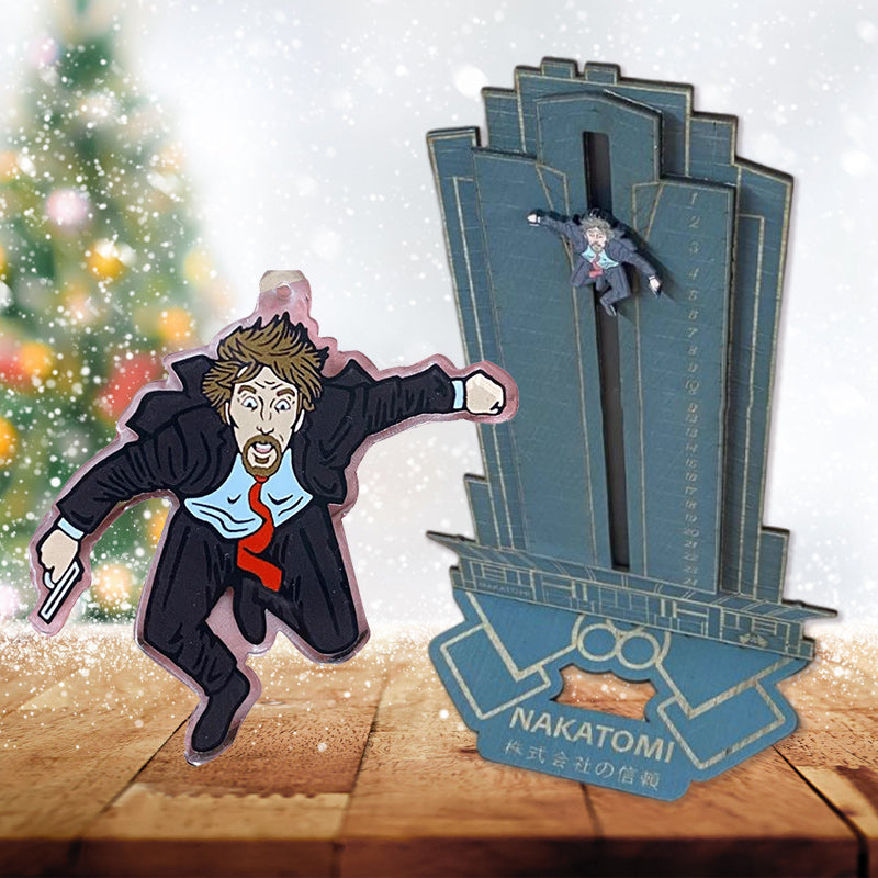 Die Hard Advent Calendar - Hans Gruber Falling off off Nakatomi Plaza