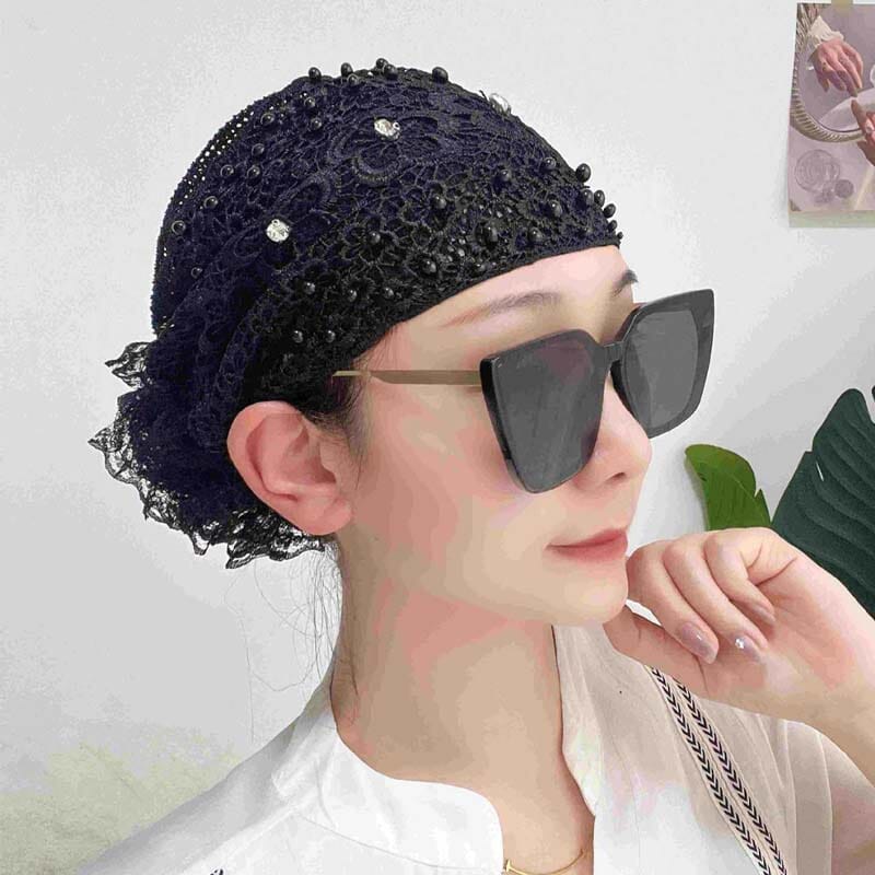 Women's Floral Lace Headwrap