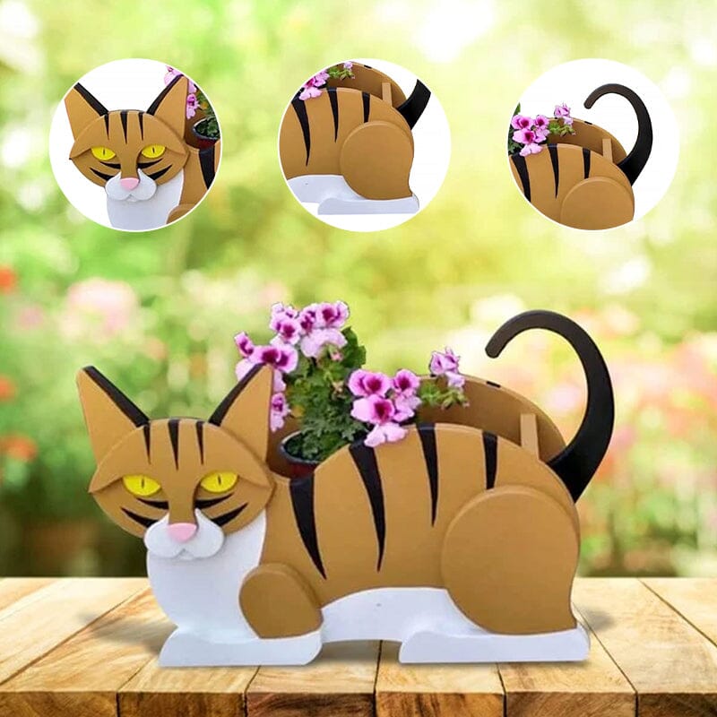 Cat Shaped Planter