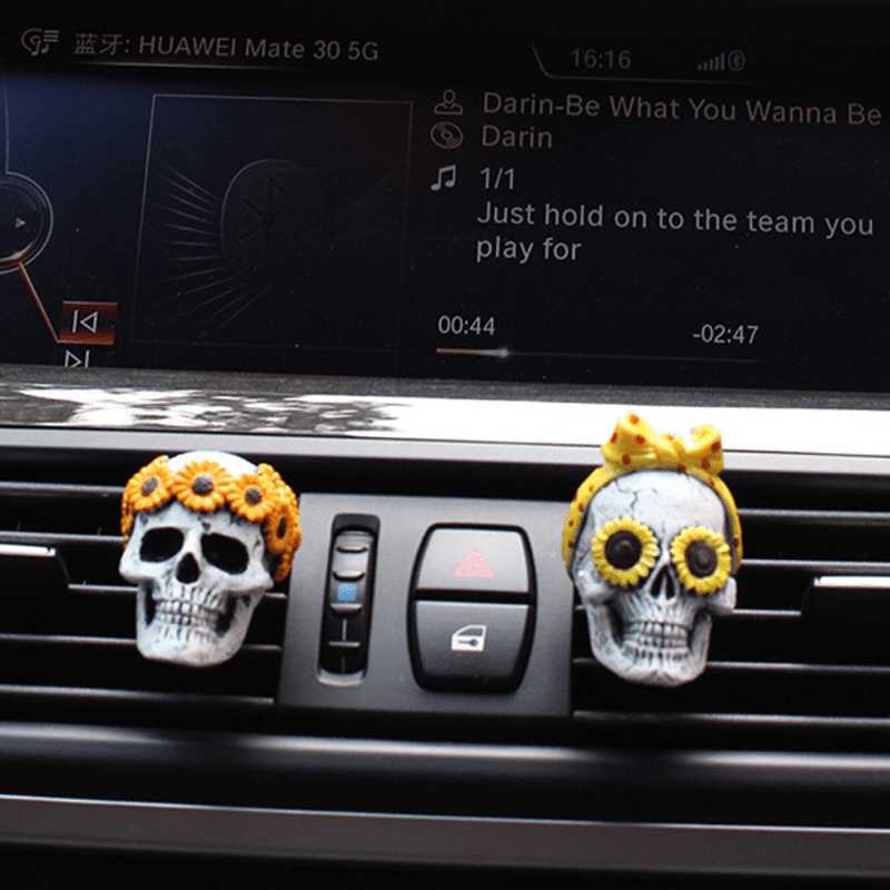(🎃Early Halloween Promotion🎃) Evil Skulls With Air Freshener