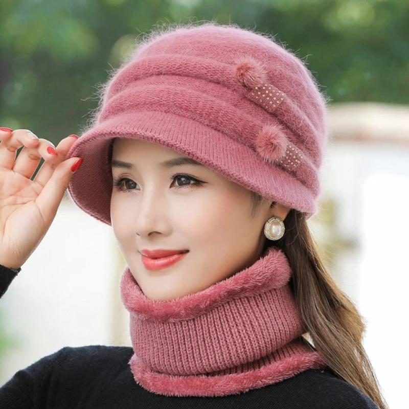 Comfybear™ Winter Hat and Scarf Set for Women