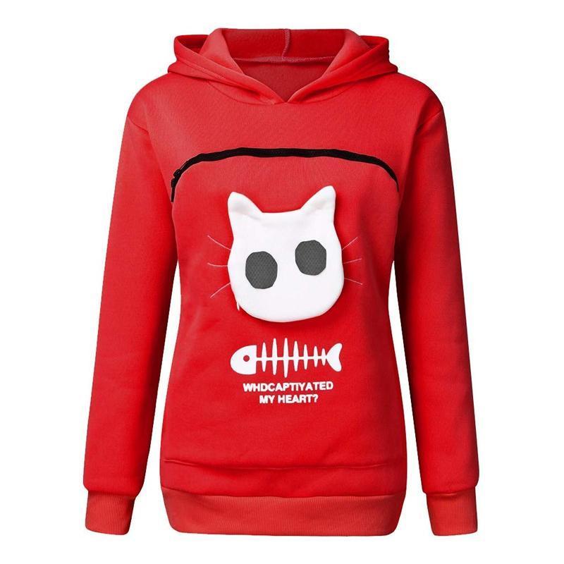 Animal Pouch Sweatshirt Hoodie