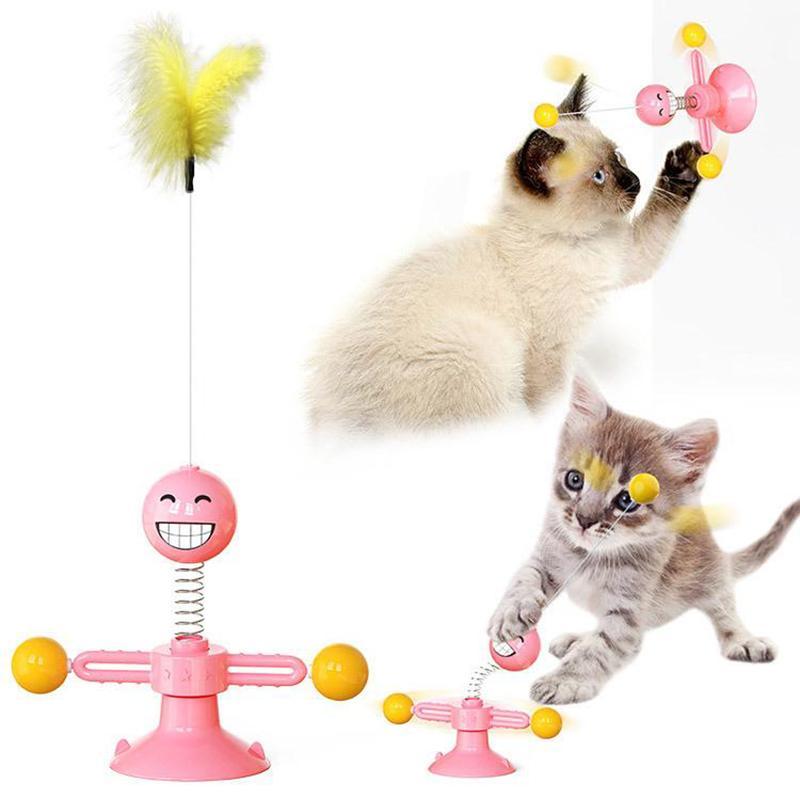 Multifunctional Rotating Cat Toy