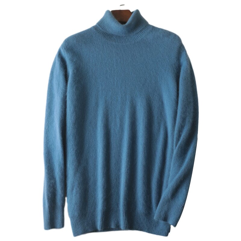 Men's Mink Turtleneck Bottoming Sweater