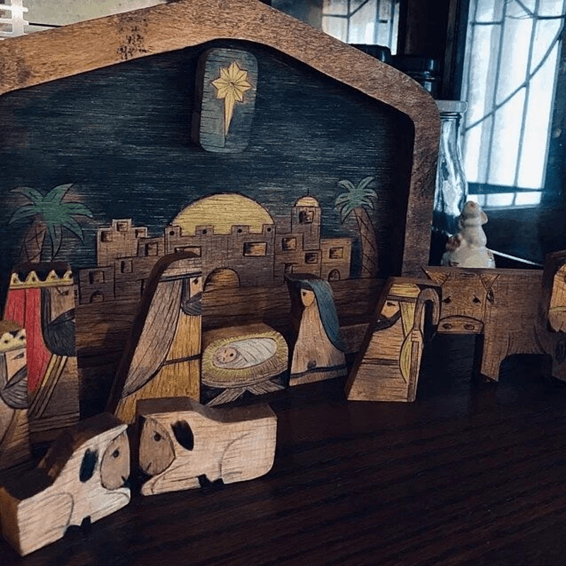 Wooden Jesus Puzzles Set