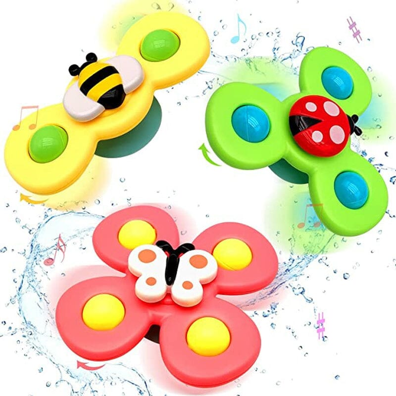 Rotating Insect Bath Toy, 3 PCs