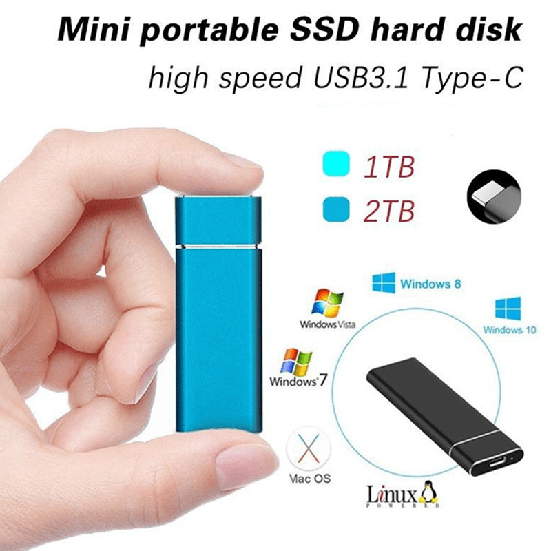 Comfybear™Ultra Speed External SSD Hard Disk