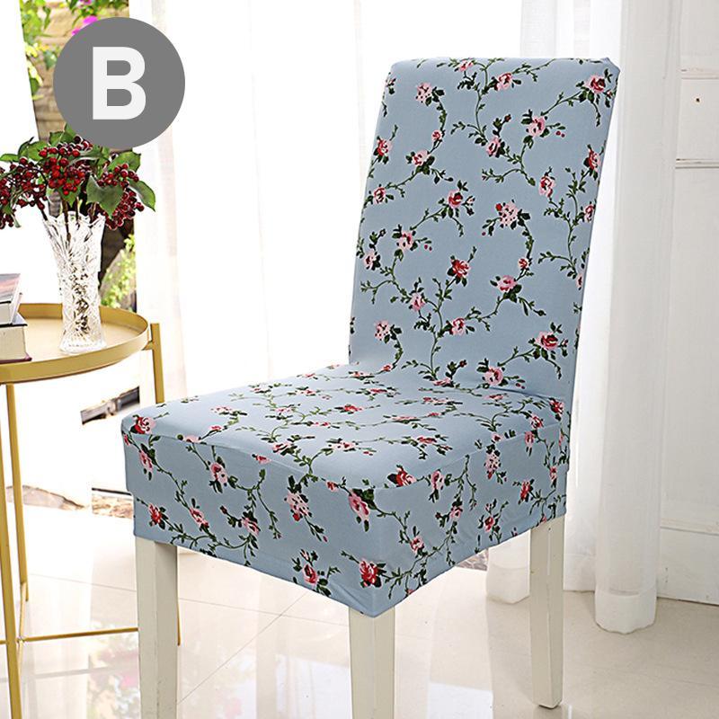 Printed stretch chair cover