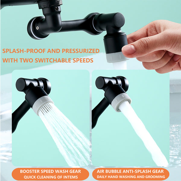 Saker 1080° Large-Angle Rotating Splash Filter Faucet