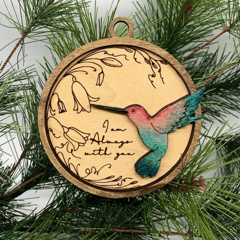 Handmade Memorial Ornament With Cardinals