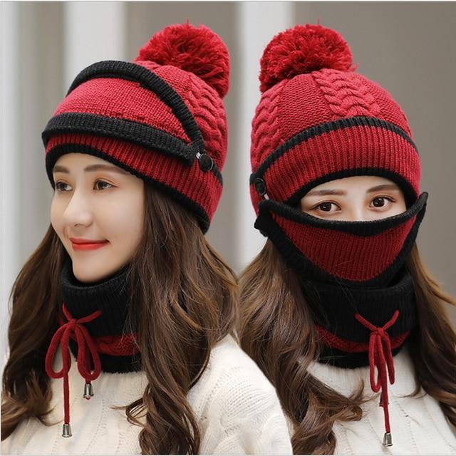 Comfybear™Women's Winter Beanie and Scarf