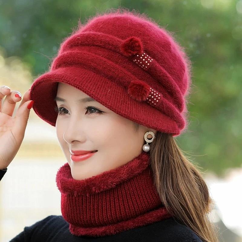 Comfybear™ Winter Hat and Scarf Set for Women