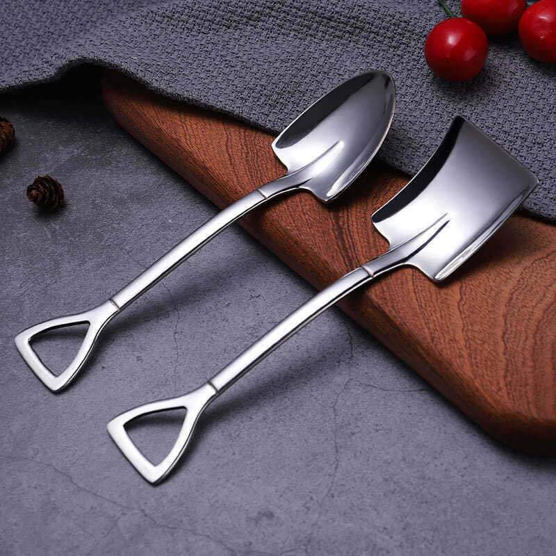 Comfybear™Creative Dessert Ice Cream 304 Stainless Steel Spade Spoon