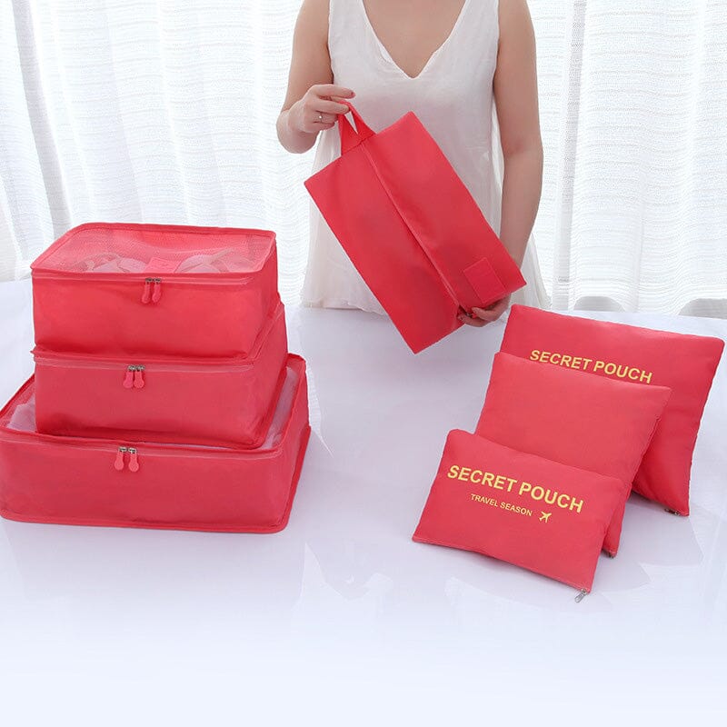 7 in 1 Foldable Travel Organizer Bag Set