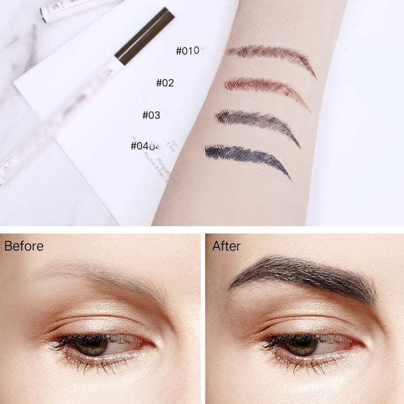 Waterproof Brow Pencil with Micro-Fork Tip