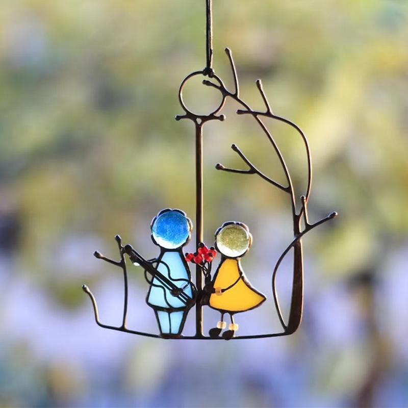 Comfybear™Suncatcher Stained Glass Art Window Hangings