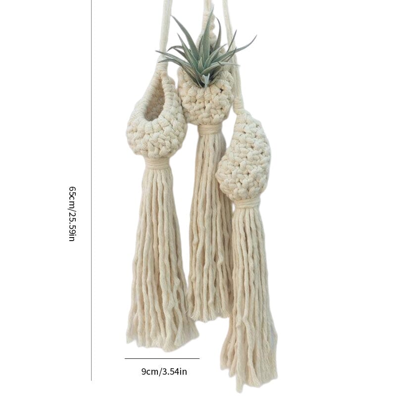 Macrame Hanging Planter Indoor For Air Plant