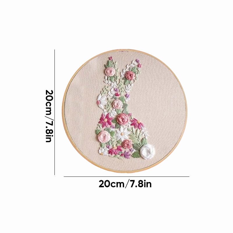 Bunny in Bloom Easter Embroidery Kit