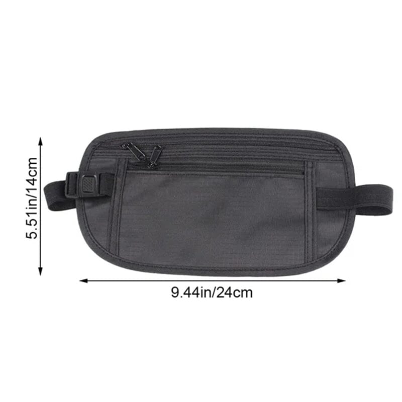 Sport Waist Pack Adjustable with Zipped Pockets