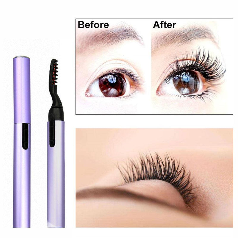 comfybear Electric Heated Eyelash Curler with Comb Design
