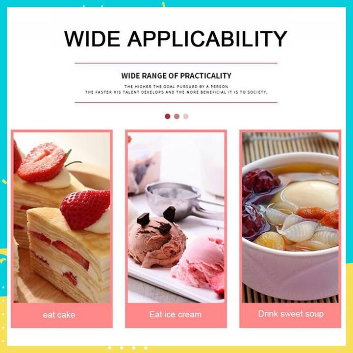 Comfybear™Creative Dessert Ice Cream 304 Stainless Steel Spade Spoon