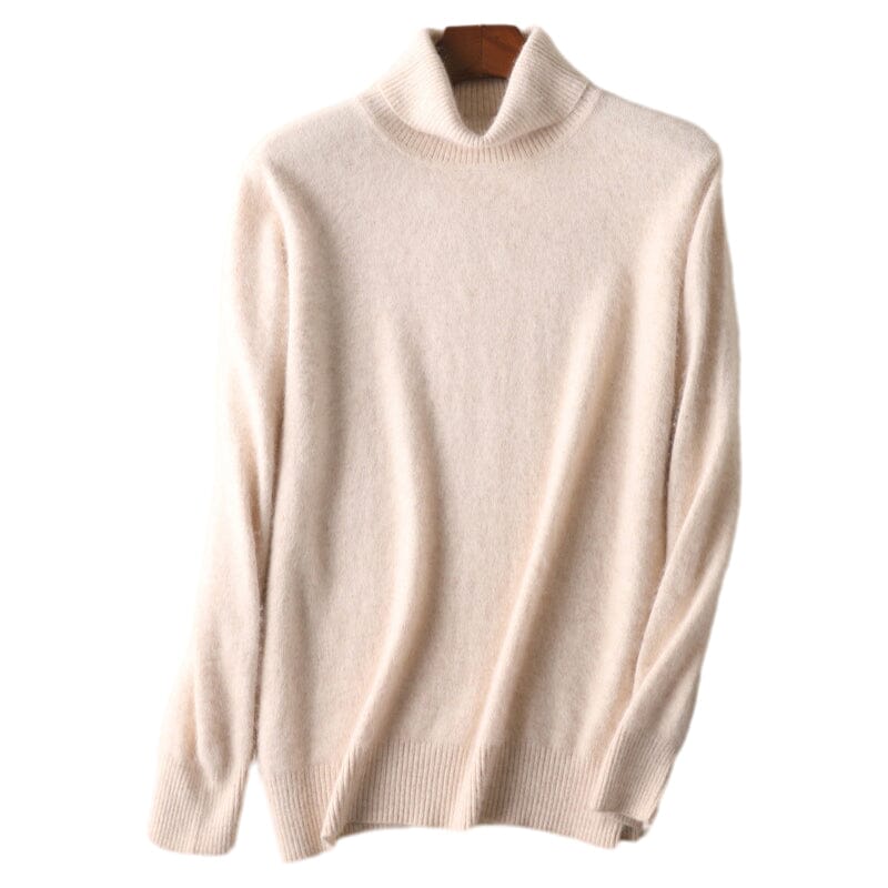Men's Mink Turtleneck Bottoming Sweater