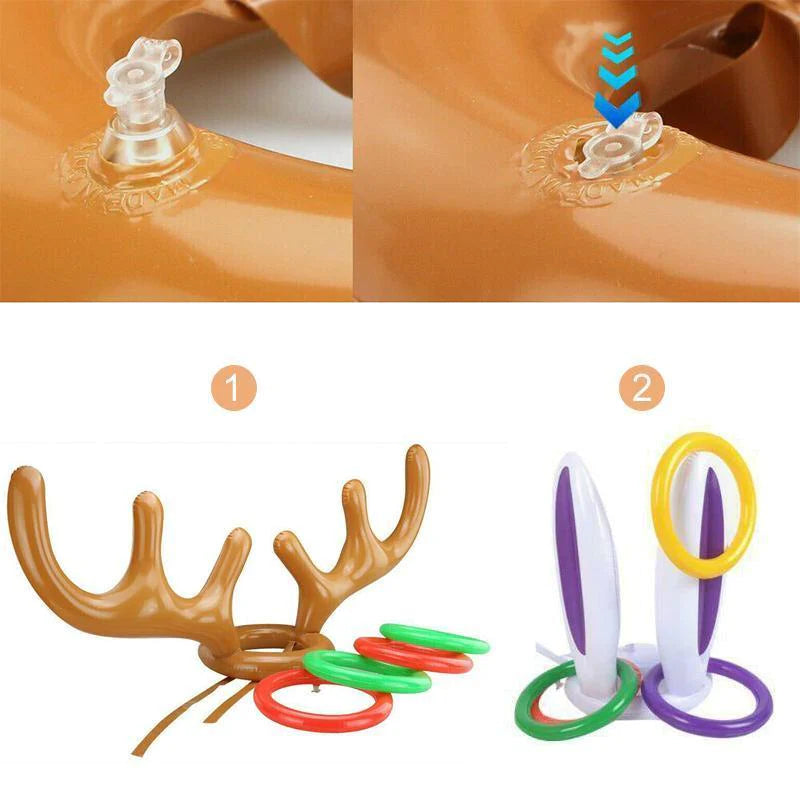 Christmas Reindeer Antler Ring Toss Game