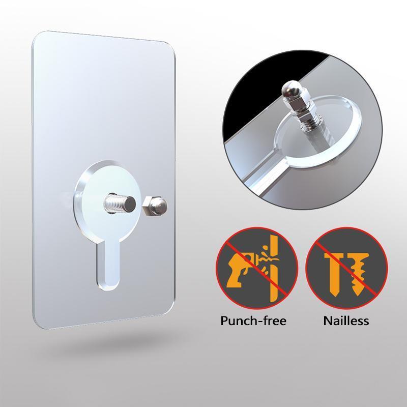 10pcs Punch-Free Non-Marking Screw Stickers