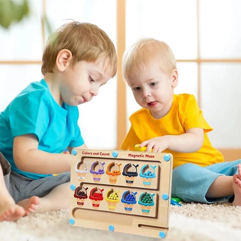 Ice Cream Color and Number Magnetic Board