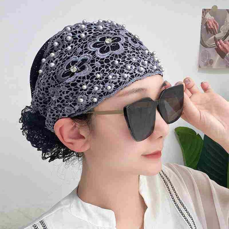 Women's Floral Lace Headwrap