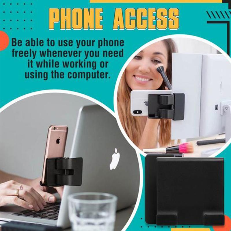 Laptop Side Phone Holder