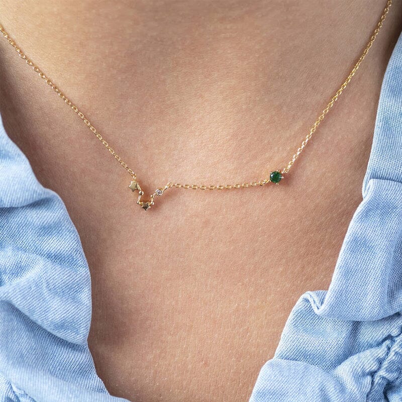 Zodiac Birthstone Necklace
