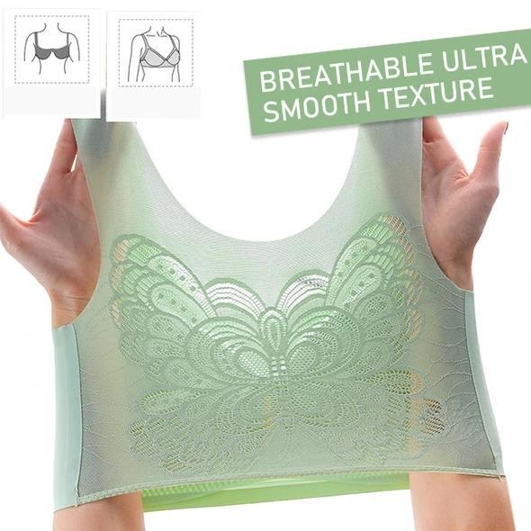 Plus Size Ultra-thin Ice Silk Comfort Bra