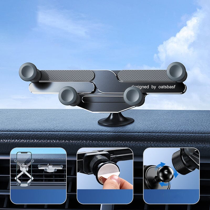 Invisible Rotatable Air Vent Mount Car Phone Holder