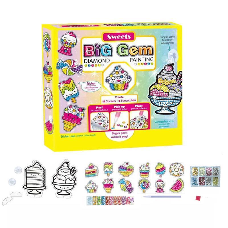 Comfybear™Big Gem Diamond Painting Stickers for Kids