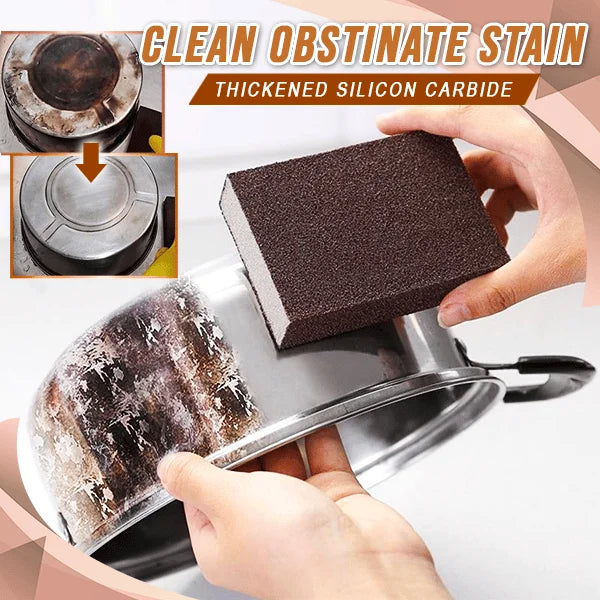 Magic Emery Sponge Brush - Kitchen Rust Cleaning Tool, 5 pcs