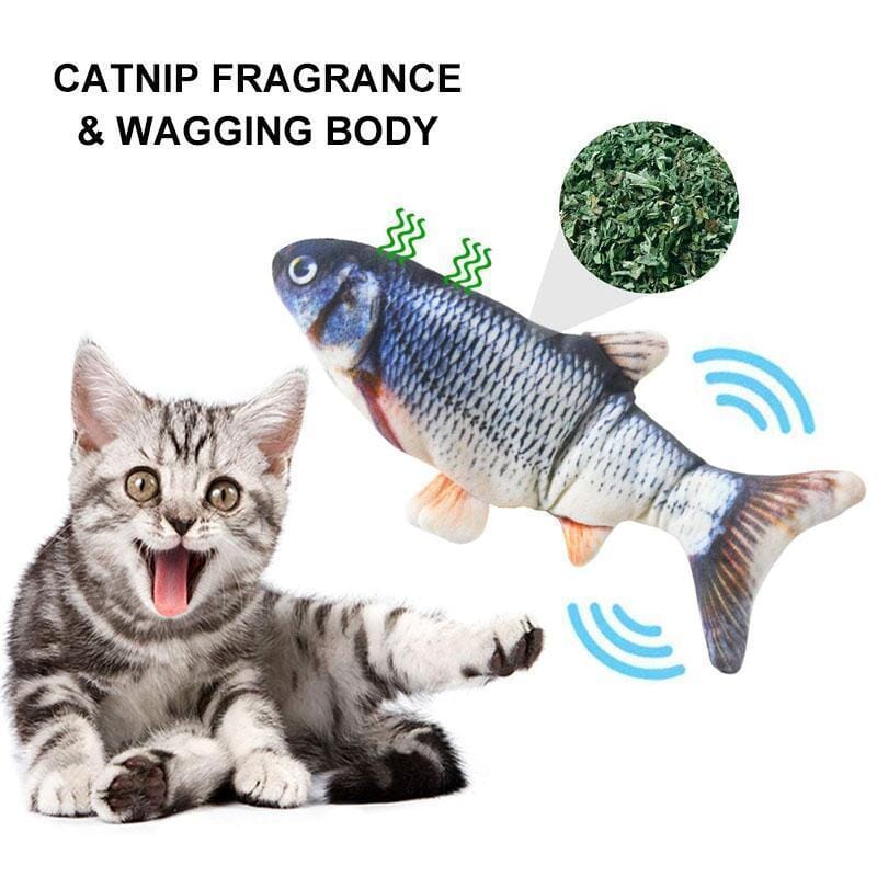 Plush Simulation USB Charging Pet Fish Toy