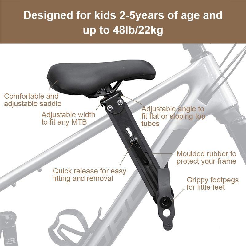 Front Mounted Child Bike Seat & Handrail