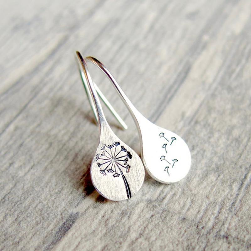 Nature-inspired Dandelion Earrings