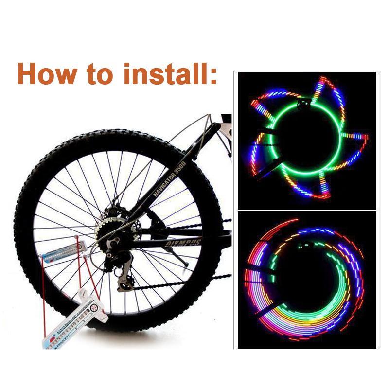 3D Bicycle Spoke LED Lights