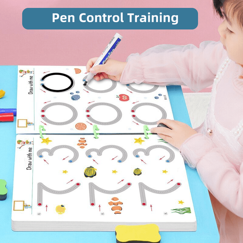 Comfybear™Wipe Clean Pen Control Board Book