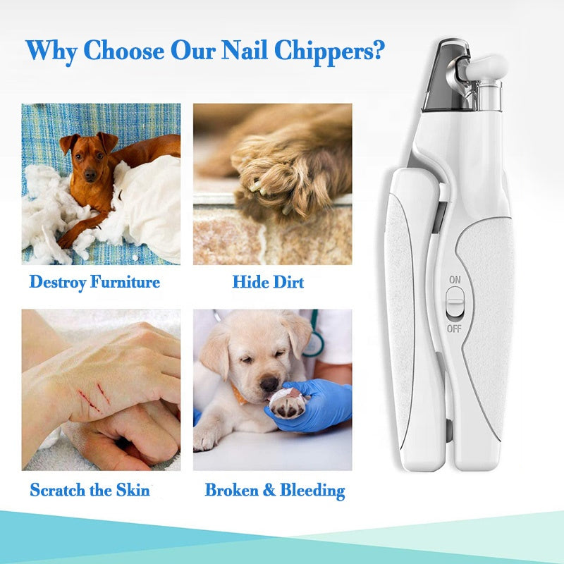 Professional LED Pet Nail Clippers