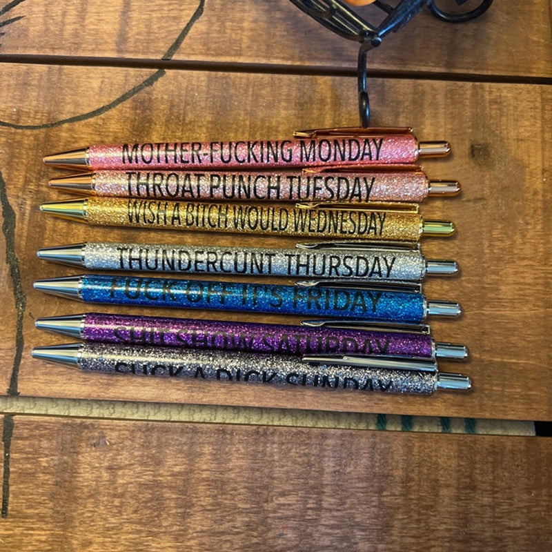 7pcs Funny Pens