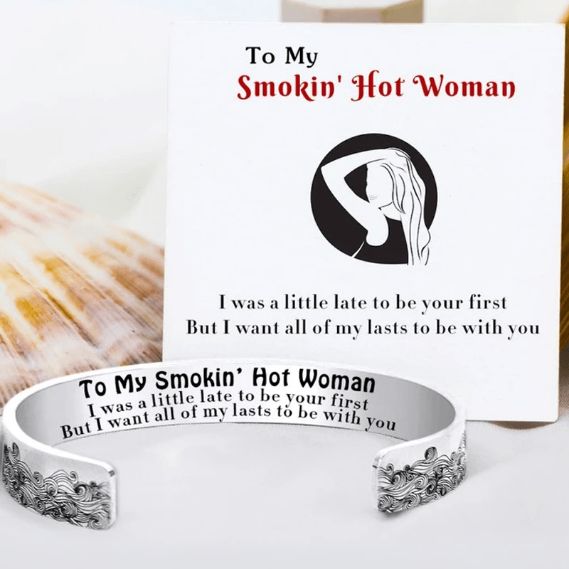 Comfybear™To My Smokin' Hot Woman Wave Cuff Bracelet
