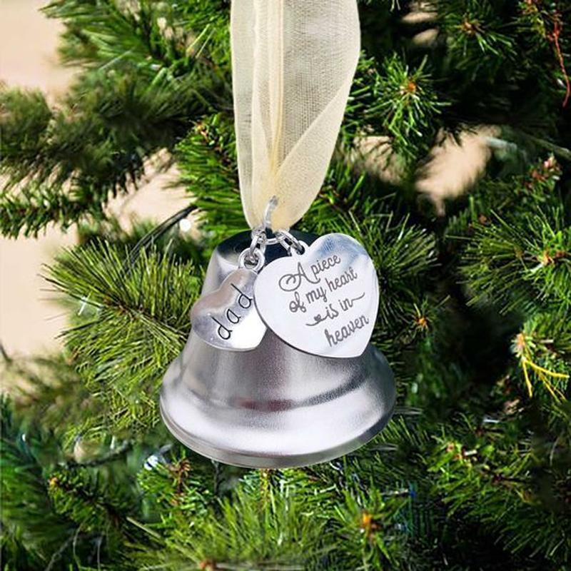(🎅Early Xmas Sale - Save 50% OFF🎅) Heart-Warming Christmas Memorial Bell Pendant