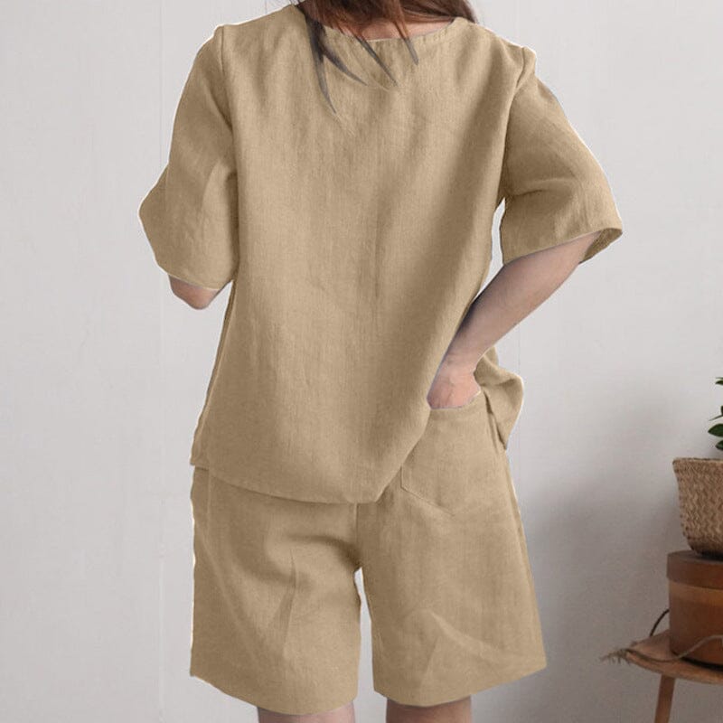 Plus Size Loose Shorts Suit