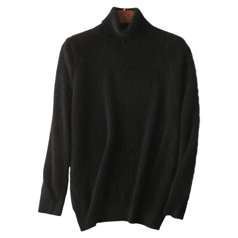 Men's Mink Turtleneck Bottoming Sweater